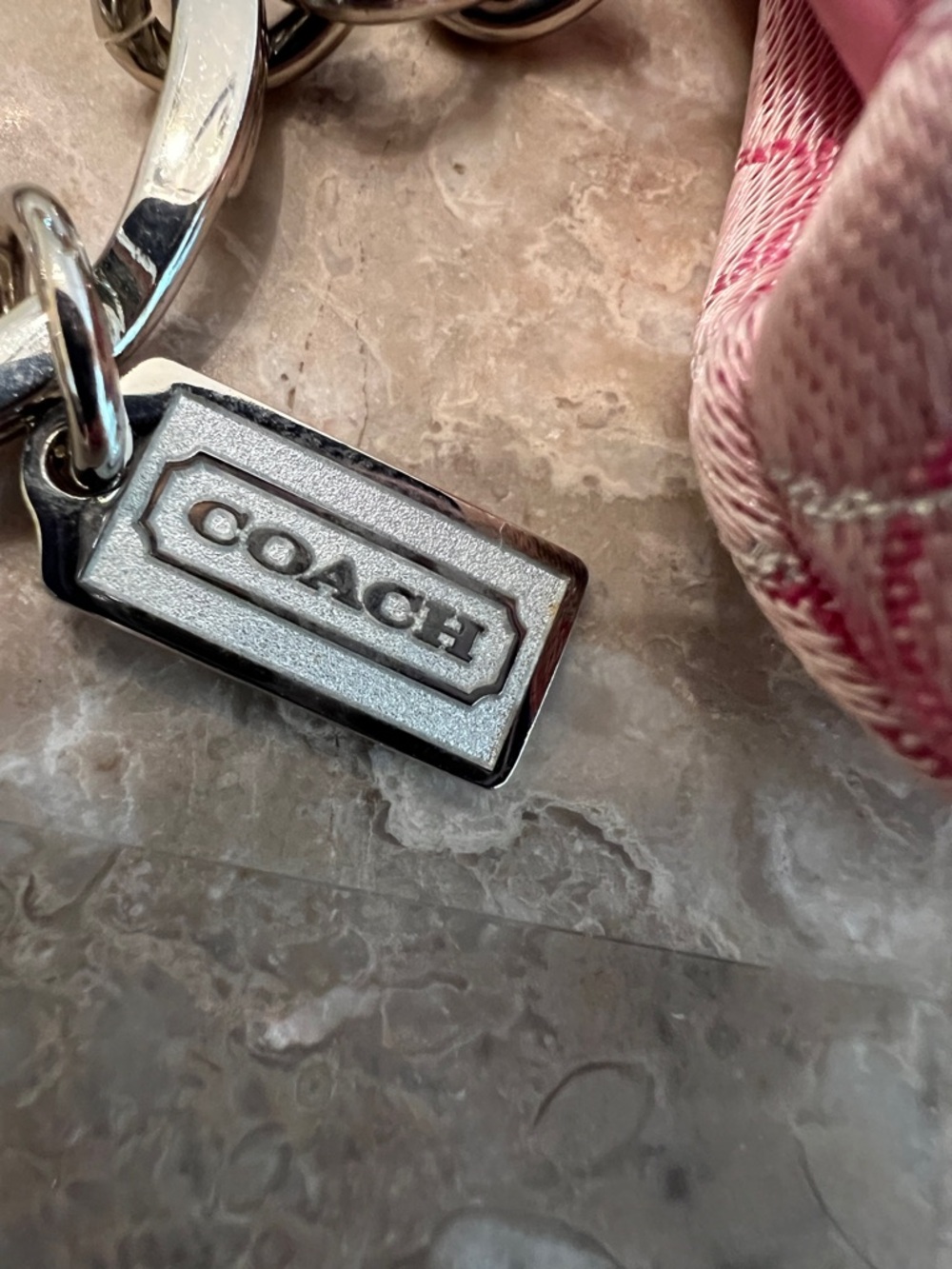 Coach Vintage Ltd. Ed Optic Lurex Mini Pink Signature Kisslock Coin Purse RARE - Picture 16 of 16